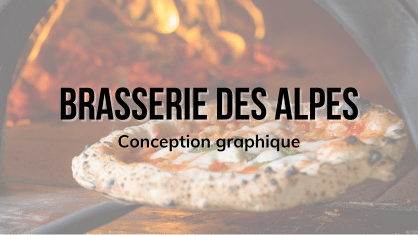 Brasserie des Alpes : conceptions graphiques