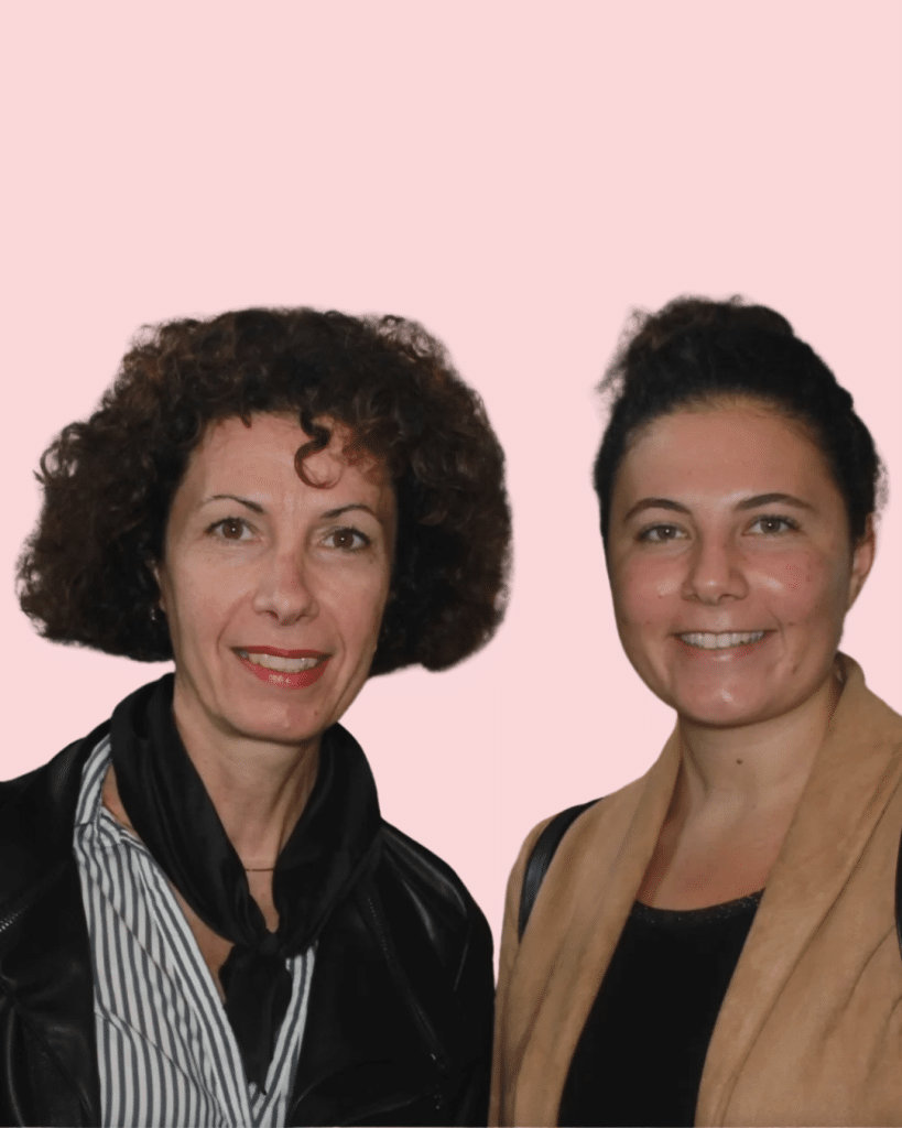 photo des associées de 2 B Com', agence de marketing digital,, Paris et Alpes du Sud